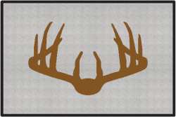 Nice Rack 3 Deer Silhouette Door Mats