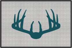 Nice Rack 3 Deer Silhouette Door Mats