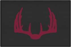 Nice Rack 5 Deer Silhouette Door Mats
