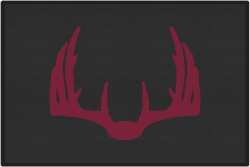 Nice Rack 5 Deer Silhouette Door Mats