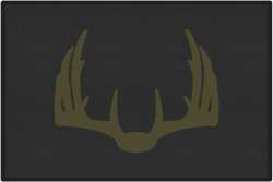 Nice Rack 5 Deer Silhouette Door Mats