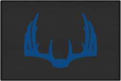 Nice Rack 5 Deer Silhouette Door Mats