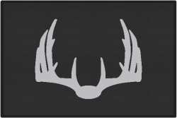 Nice Rack 5 Deer Silhouette Door Mats
