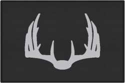 Nice Rack 5 Deer Silhouette Door Mats