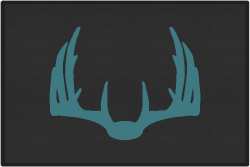 Nice Rack 5 Deer Silhouette Door Mats