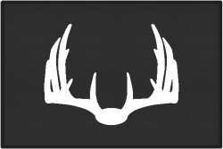 Nice Rack 5 Deer Silhouette Door Mats