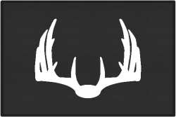 Nice Rack 5 Deer Silhouette Door Mats