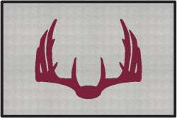 Nice Rack 5 Deer Silhouette Door Mats