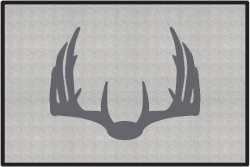 Nice Rack 5 Deer Silhouette Door Mats