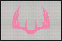 Nice Rack 5 Deer Silhouette Door Mats