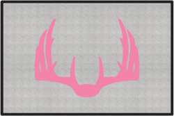 Nice Rack 5 Deer Silhouette Door Mats