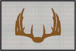 Nice Rack 5 Deer Silhouette Door Mats