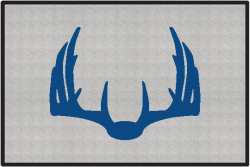 Nice Rack 5 Deer Silhouette Door Mats