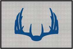 Nice Rack 5 Deer Silhouette Door Mats