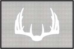 Nice Rack 5 Deer Silhouette Door Mats