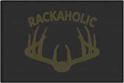 Rackaholic Whitetail Deer Silhouette Door Mats