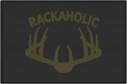 Rackaholic Whitetail Deer Silhouette Door Mats