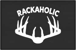 Rackaholic Whitetail Deer Silhouette Door Mats