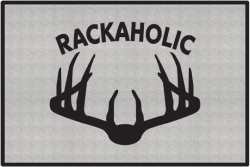 Rackaholic Whitetail Deer Silhouette Door Mats