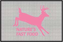 Nature's Fast Food 2 Whitetail Deer Silhouette Door Mats