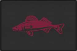 Walleye Silhouette Door Mats