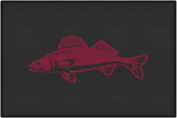 Walleye Silhouette Door Mats