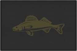 Walleye Silhouette Door Mats