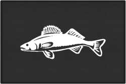 Walleye Silhouette Door Mats