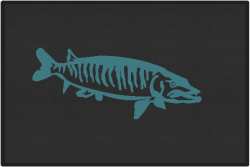 Muskie Silhouette Door Mats