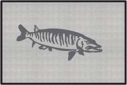 Muskie Silhouette Door Mats