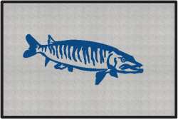 Muskie Silhouette Door Mats