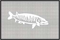 Muskie Silhouette Door Mats