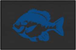 Bluegill 2 Silhouette Door Mats