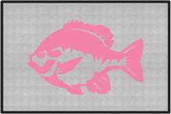 Bluegill 2 Silhouette Door Mats