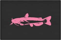 Channel Catfish Silhouette Door Mats