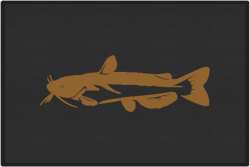 Channel Catfish Silhouette Door Mats