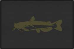 Channel Catfish Silhouette Door Mats