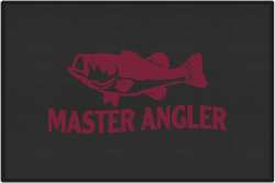 Master Angler Bass Silhouette Door Mats
