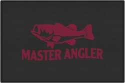 Master Angler Bass Silhouette Door Mats