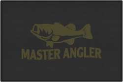 Master Angler Bass Silhouette Door Mats