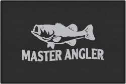 Master Angler Bass Silhouette Door Mats