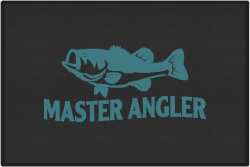 Master Angler Bass Silhouette Door Mats