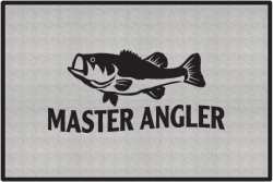 Master Angler Bass Silhouette Door Mats