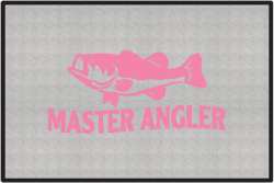 Master Angler Bass Silhouette Door Mats