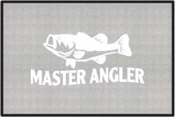 Master Angler Bass Silhouette Door Mats