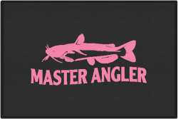 Master Angler Catfish Silhouette Door Mats