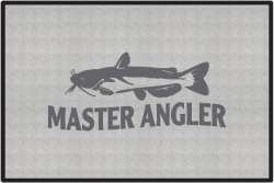 Master Angler Catfish Silhouette Door Mats