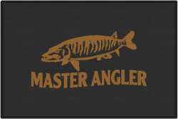 Master Angler Muskie Silhouette Door Mats