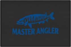 Master Angler Muskie Silhouette Door Mats