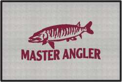 Master Angler Muskie Silhouette Door Mats